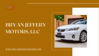 bryan jeffery motors llc