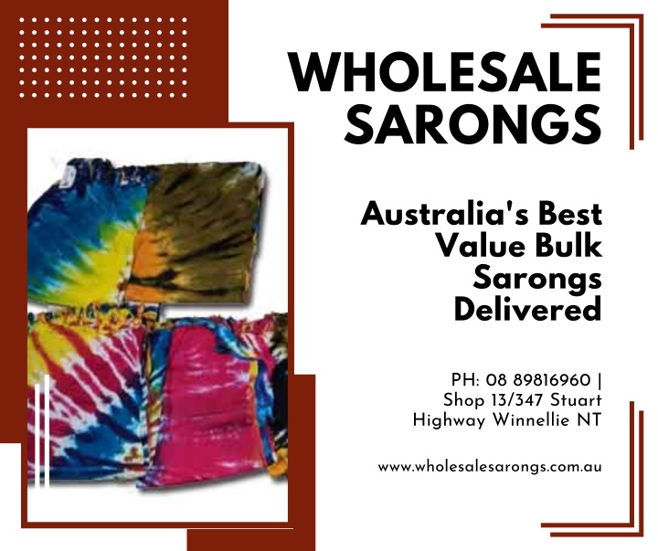 wholesale sarongs