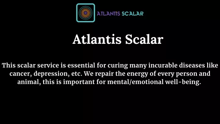 atlantis scalar