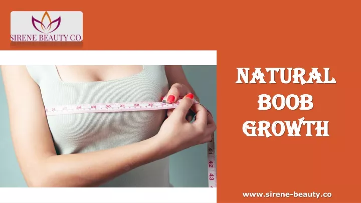 natural boob growth