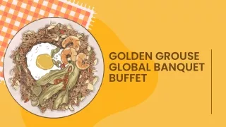 Experience the bliss of mouth watering delicacies with world buffet service