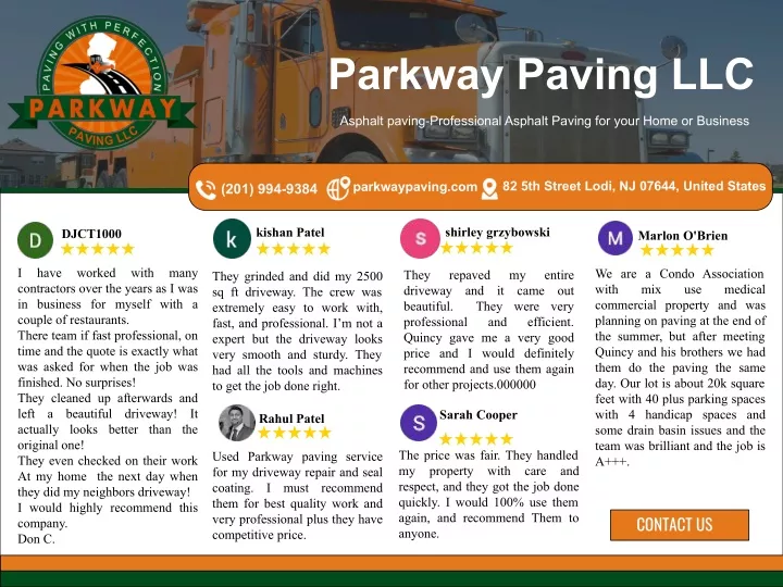 parkway paving llc