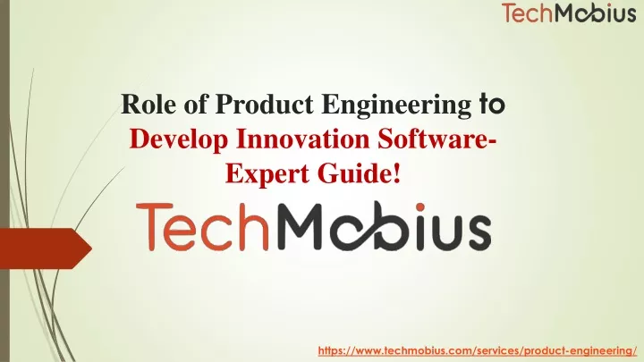 role of product engineering to develop innovation software expert guide