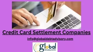 Credit Card Settlement Companies