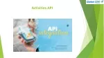 Activities API-Global GDS - slide 1