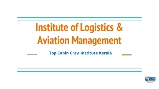 institute of logistics aviation management