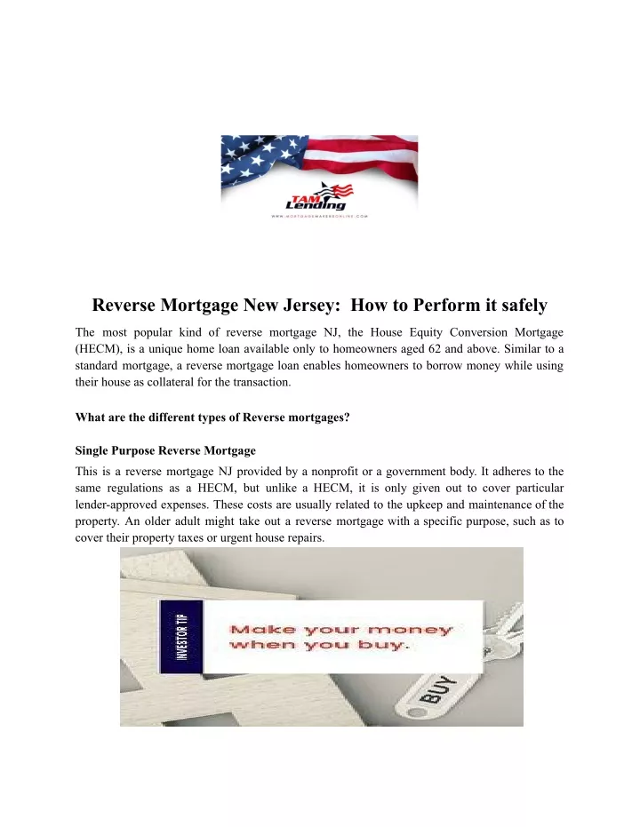 reverse mortgage new jersey how to perform