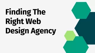finding the right web design agency