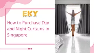 Buy Day and Night Curtain in Singapore