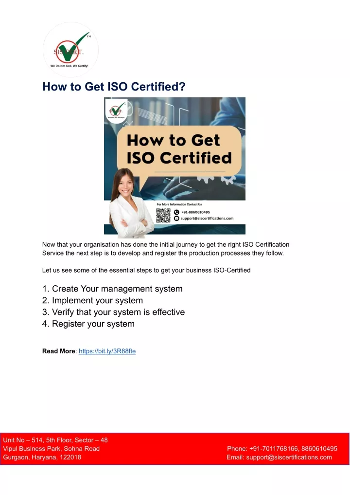 PPT - How to Get ISO Certified PowerPoint Presentation, free download ...