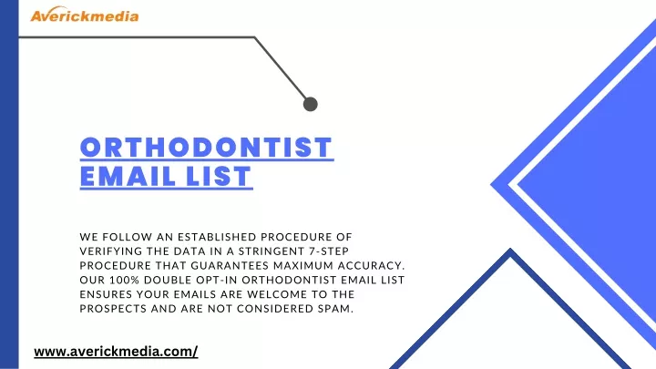 orthodontist email list