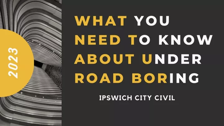 what you need to know about under road boring