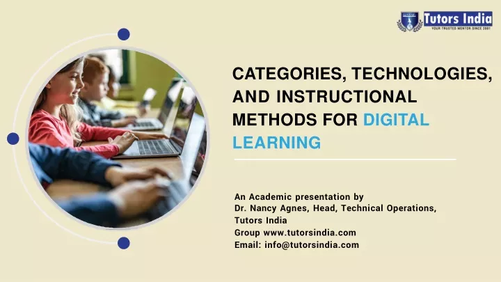 categories technologies and instructional methods