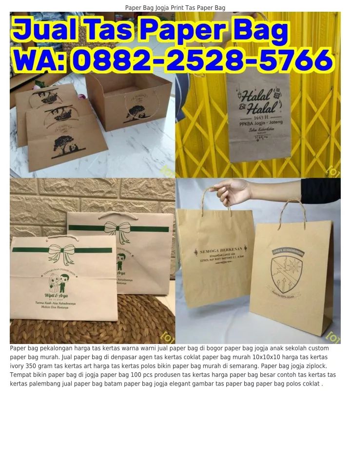 paper bag jogja print tas paper bag