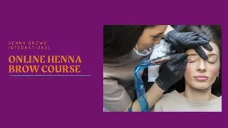 Grow your profits and clientele in 2023 with Online Henna Brows Course