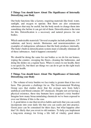 5 things you should know about the significance