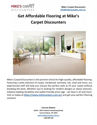 mike s carpet discounters info@mikescarpets com au
