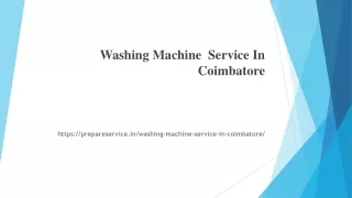Washing Machine ServicWashing Machine Service in COIMBATORE