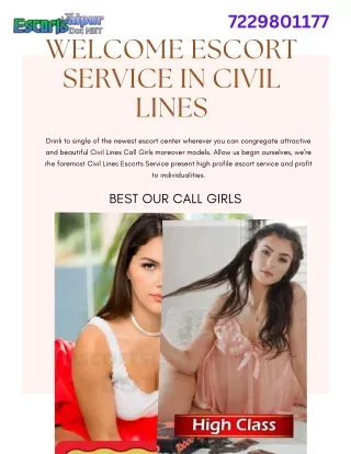 Best Call Girls Escort Service in Civil Lines  Escorts in Jaipur