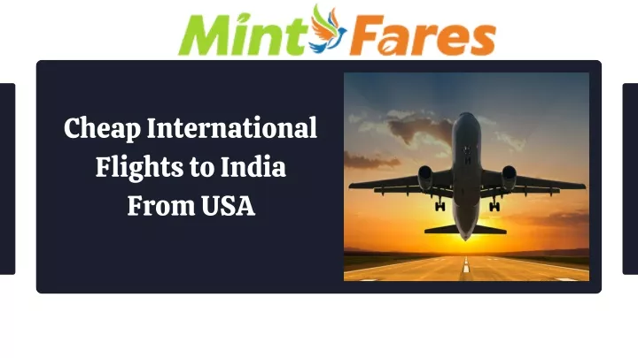 cheap international flights to india from usa