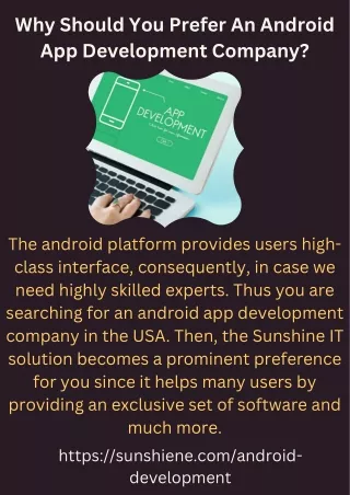 Why Should You Prefer An Android App Development Company?