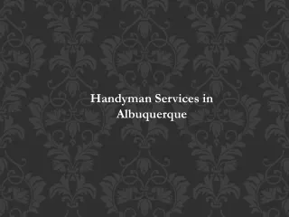 Handyman Services in Albuquerque