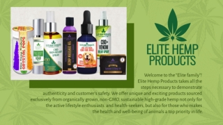 Hemp nad CBD Product - Elite Hemp