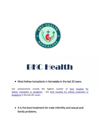 b k c heal t h