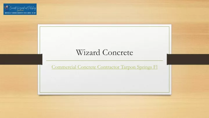 wizard concrete