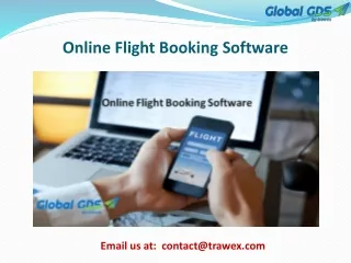 Online Flight Booking Software