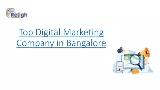 Top Digital Marketing Company in Bangalore