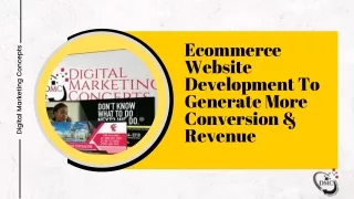 Ecommerce Website Development Service In Fort Myers - To Generate More Conversion