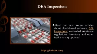 DEA Inspections