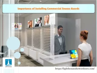 importance of installing commercial sneeze guards