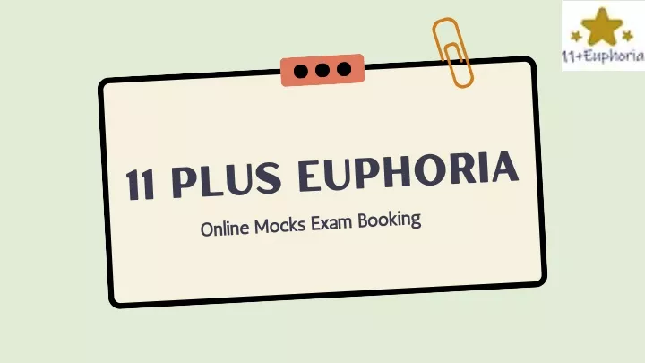 11 plus euphoria online mocks exam booking