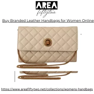 Buy Branded Leather Handbags For Women