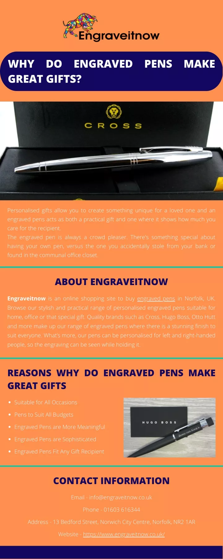 why do engraved pens make great gifts