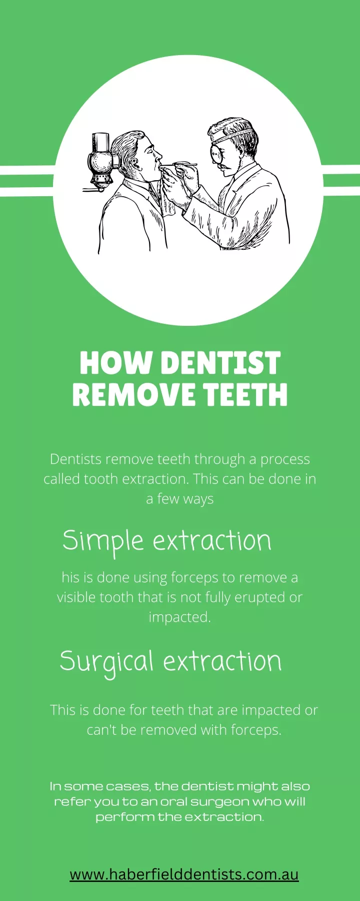 how dentist remove teeth