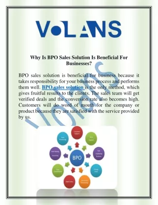 Why Is BPO Sales Solution Is Beneficial For Businesses