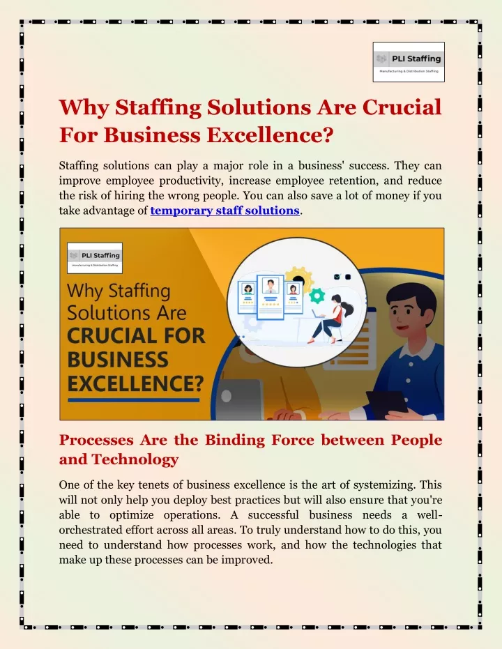 why staffing solutions are crucial for business