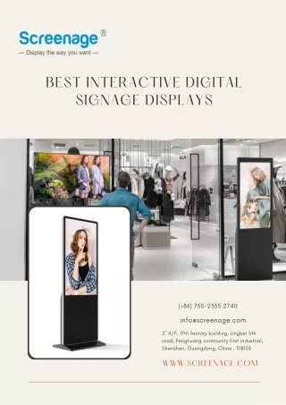 Get Interactive Digital Display Online