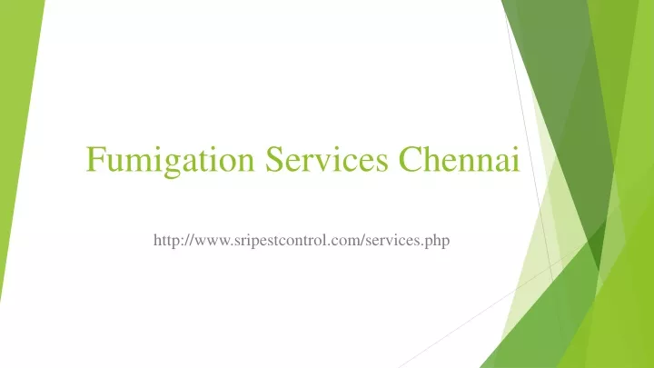 fumigation services chennai