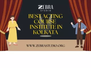 Best Acting Course in Kolkata