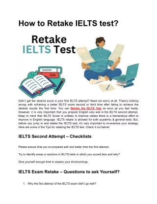 how to retake ielts test