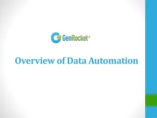 overview of data automation