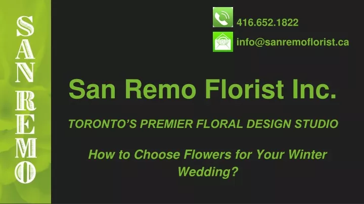 toronto s premier floral design studio