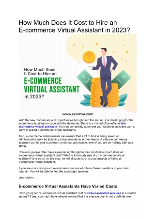 how much does it cost to hire an e commerce