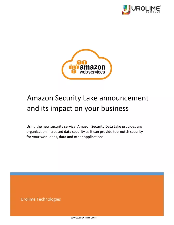 amazon security lake announcement and its impact