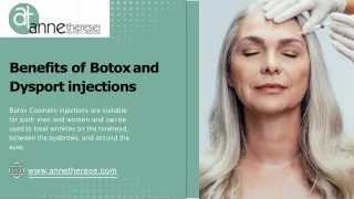 Benefits of Botox and Dysport injections