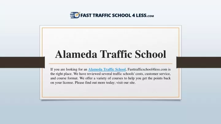alameda traffic school